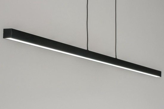 Lumidora Hanglamp 72284 – Ingebouwd LED – 20.0 Watt – 1500 Lumen – 3000 Kelvin – Zwart – Metaal