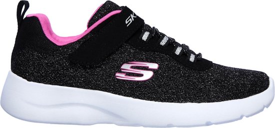 Mitt goochelaar geduldig Skechers Dynamight 2.0 Tried n' True Sneakers - Maat 37 - Meisjes -  zwart/roze/zilver | bol.com