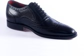 Edward Nette Veterschoenen - Leer - Zwart - 43