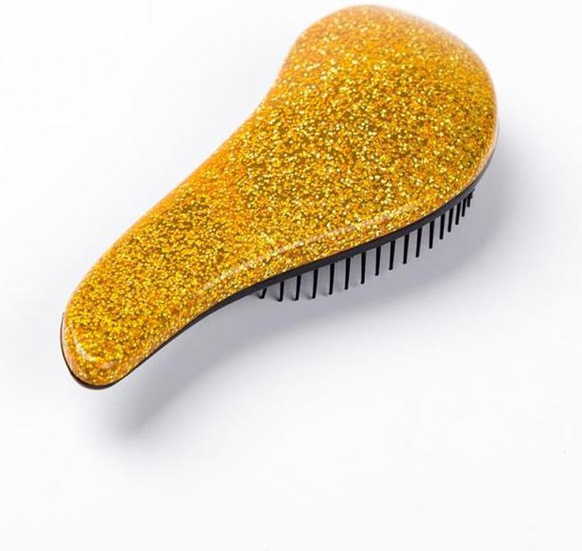 Anti-klit borstel - haarborstel - haarverzorging - glitter goud