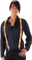 LED Suspenders - Neon Oranje