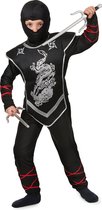 "Zwart ninja kostuum voor jongens  - Verkleedkleding - 134-146"