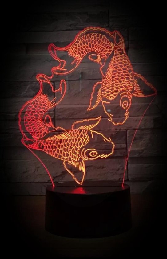 3D led lamp KOI FISH | bol