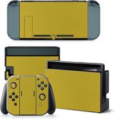 Yellow skin - Geschikt voor Nintendo Switch - console en controller stickers