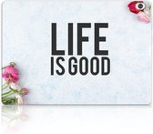Lenovo Tab M10 Back cover met naam Life is Good