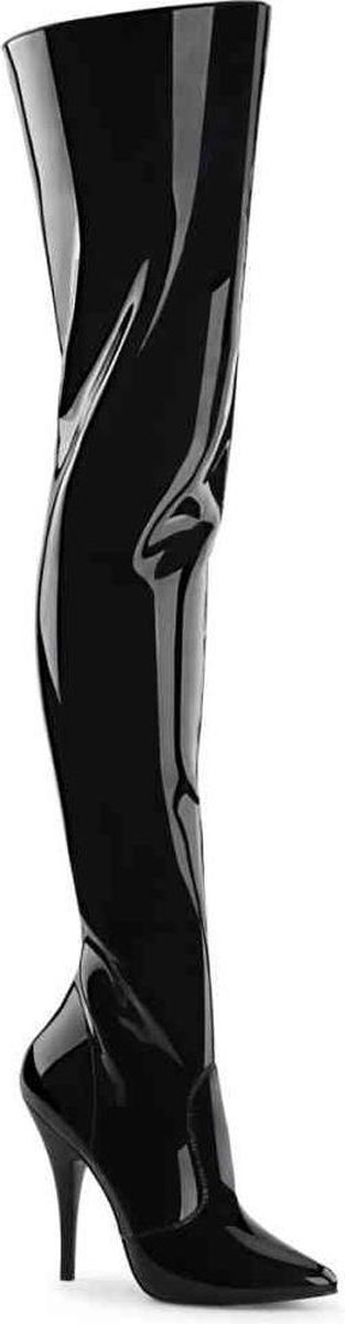 EU 45 = US 14 | SEDUCE-3010 | 5 Plain Stretch Thigh Boot