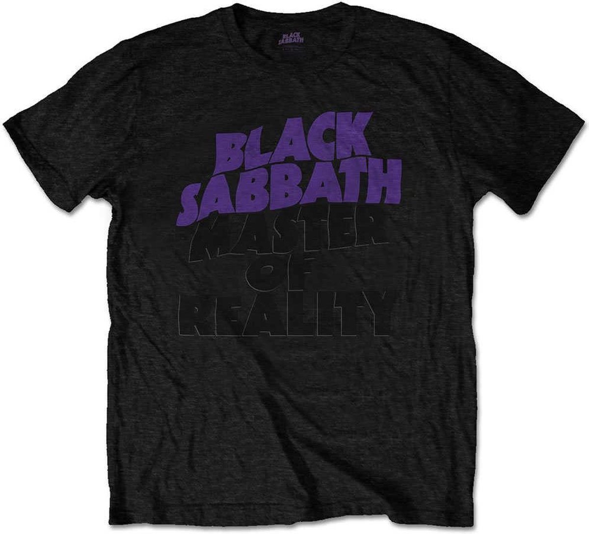 Black Sabbath - Masters Of Reality Album Heren Tshirt - met rug print - 2XL - Zwart