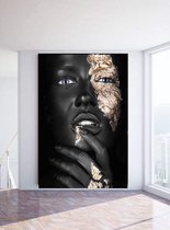 Noir Goldest | Plexiglas inclusief Dibond | Luxe Wanddecoratie