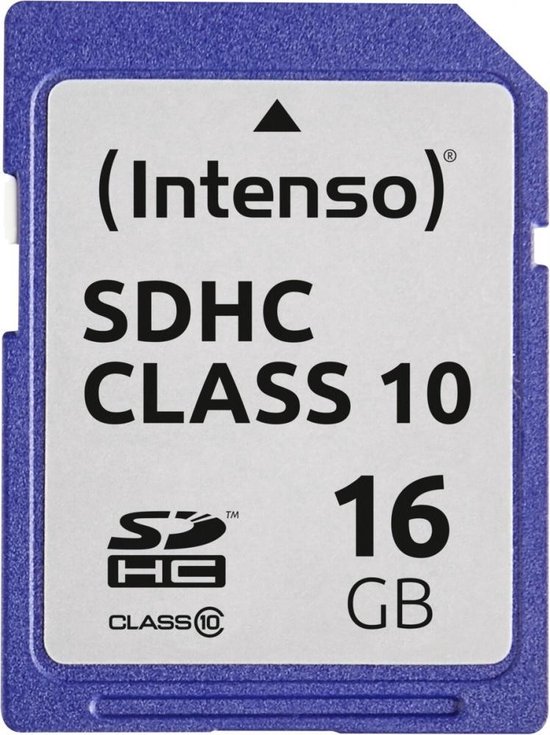 Intenso 16GB SDHC Class 10 SD-Karte - Geheugenkaarten