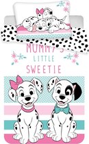 Disney 101 Dalmatiërs Little Sweetie - BABY Dekbedovertrek - 100 x 135 cm - Katoen