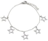 Armband met ster hangertjes - Stainless steel