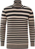 YCLO Knit Striped Beige/Black