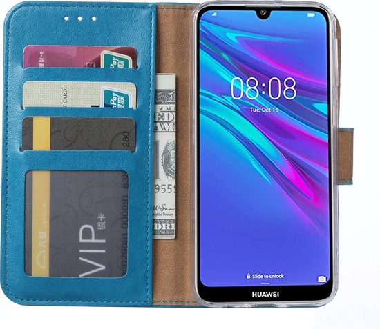Coque Samsung Galaxy J2 Core avec porte-cartes - Turquoise - par Bixb | bol