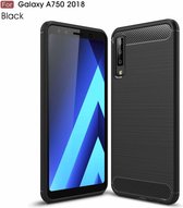 Soft Bruchem TPU Hoesje voor Samsung Galaxy A7 (2018) - Matt Zwart - van Bixb