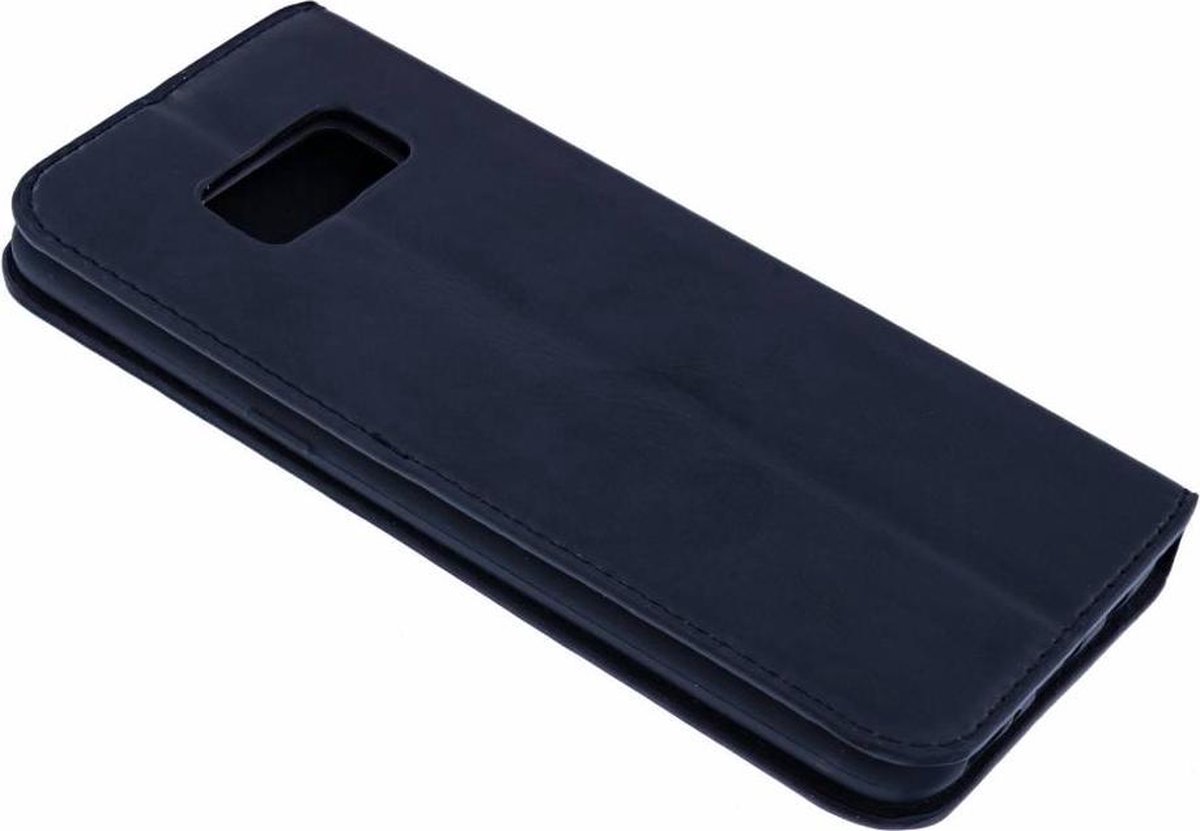 Luxe Zwart Flip Cover met Magneetsluiting Samsung Galaxy S10 Plus - van Bixb