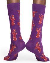 Happy Socks Cactus Sokken - Paars/Rood - Maat 41-46