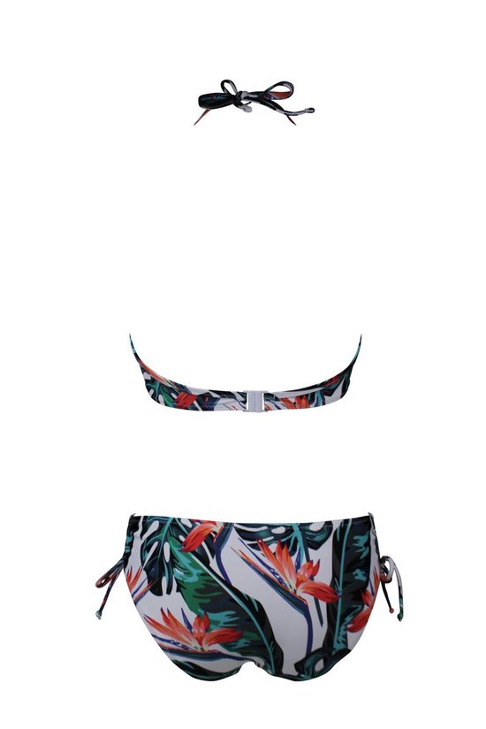 Mila Paradise Bloom Wit Print Bikini Maat D Bol Com