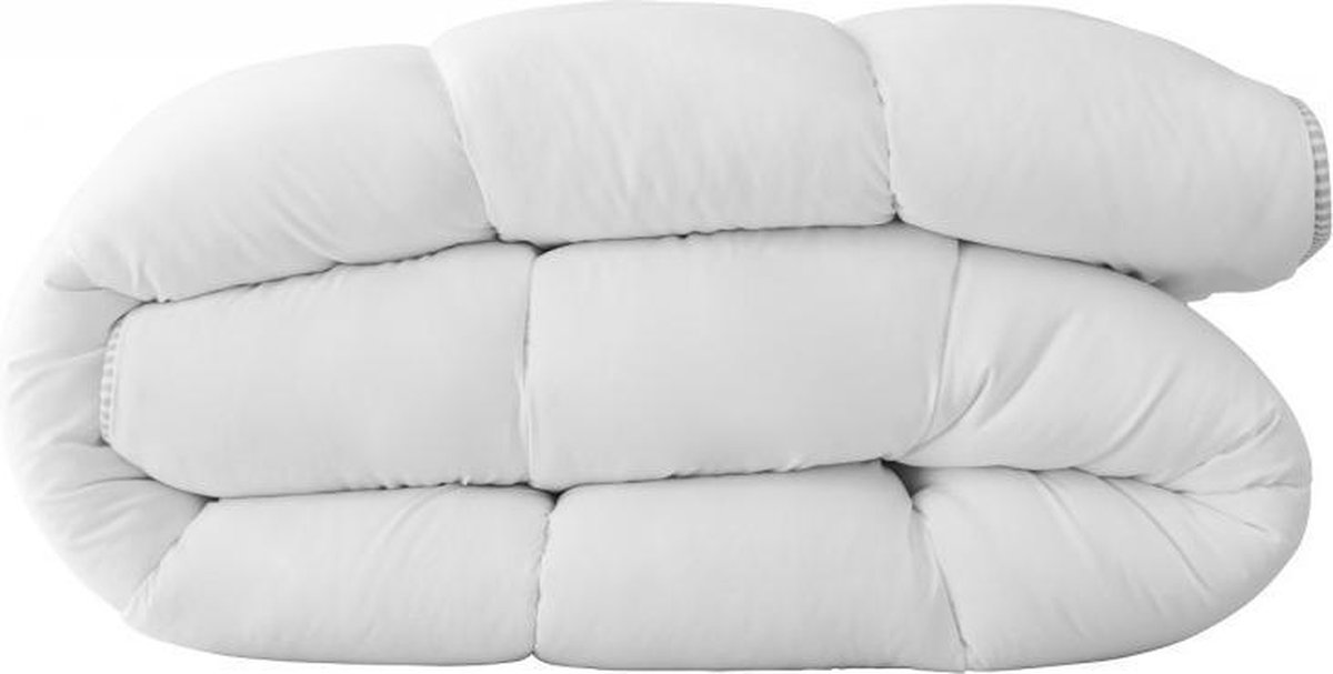 Linea Pura Mono Dekbed - Lichtgewicht - Ademend - Hypoallergeen - Wit - 240x200 cm
