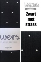 Maillots Ewers strass steentjes-Zwart-134/146