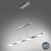 B.K.Licht - Glazen Hanglampen Voor binnen - eetkamer - hoogte verstelbaar - LED Hanglamp - pendellamp - 3.000K - 1.600lm - 18W LED