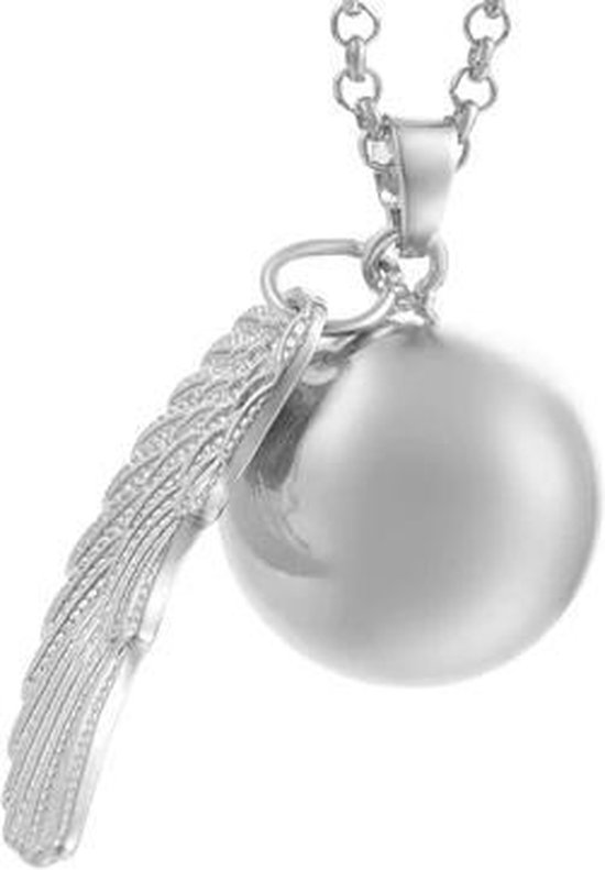 Babybel zwangerschapketting verzilverd zwangerschap