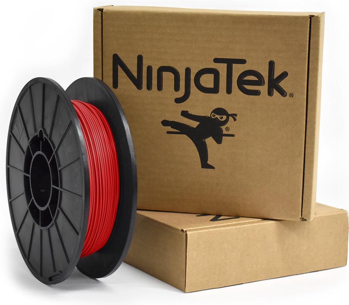 NinjaFlex 3DNF0317505 TPU Filament TPU Flexibel, Chemisch bestendig 1.75 mm 500 g Rood 1 stuk(s)