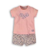 Dirkje Meisjes Babysetje 2-delig - Light pink + light blue - Maat 86