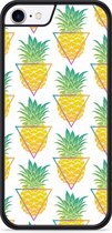 Hoesje Geschikt voor iPhone 8 Hardcase Pineapple