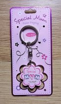 Moederdag Fizzy Moon Special mum flower keyring