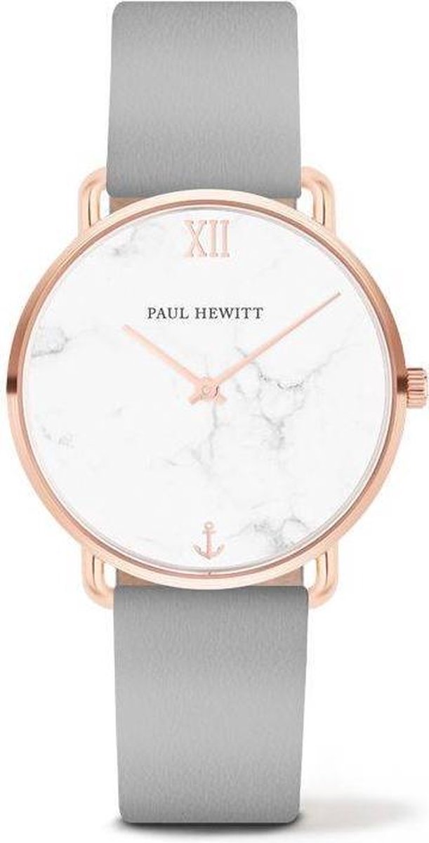 Paul Hewitt Miss Ocean Line - PH-M-R-M-31S - Horloge - Leer - Grijs - Ø33mm