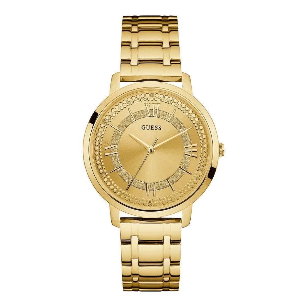 GUESS Watches - W0933L2 - horloge - Vrouwen - RVS - Goudkleurig - 40 mm