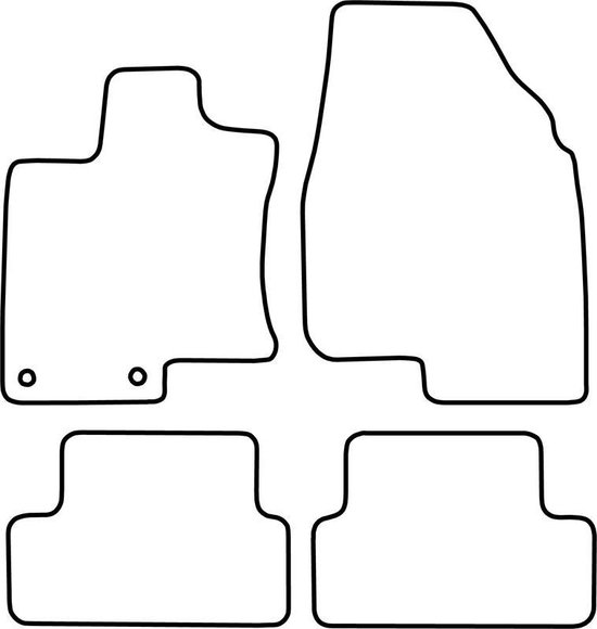 Tapis AutoStyle Nissan Qashqai 2007-2014