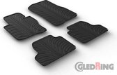 Gledring Rubbermatten passend voor BMW 4 serie F32 automaat 2013- (T profiel 4-delig + montageclips)