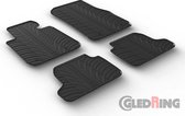 Gledring Rubbermatten passend voor BMW 2-Serie F22 Coupé 2013- (T profiel 4-delig + montageclips)