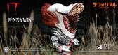 IT 2017: Scary Pennywise Defo-Real Soft Vinyl Statue