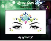Glow in the dark Face Jewels STER