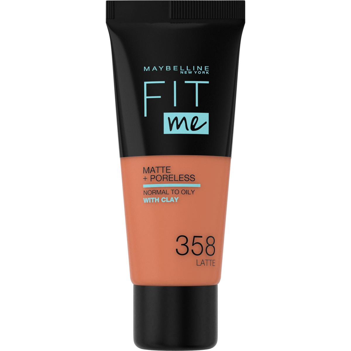 Maybelline Fit Me Matte & Poreless Foundation - 358 Latte - 30 ml