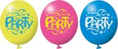 Amscan Ballonnen Party 23 Cm 6 Stuks