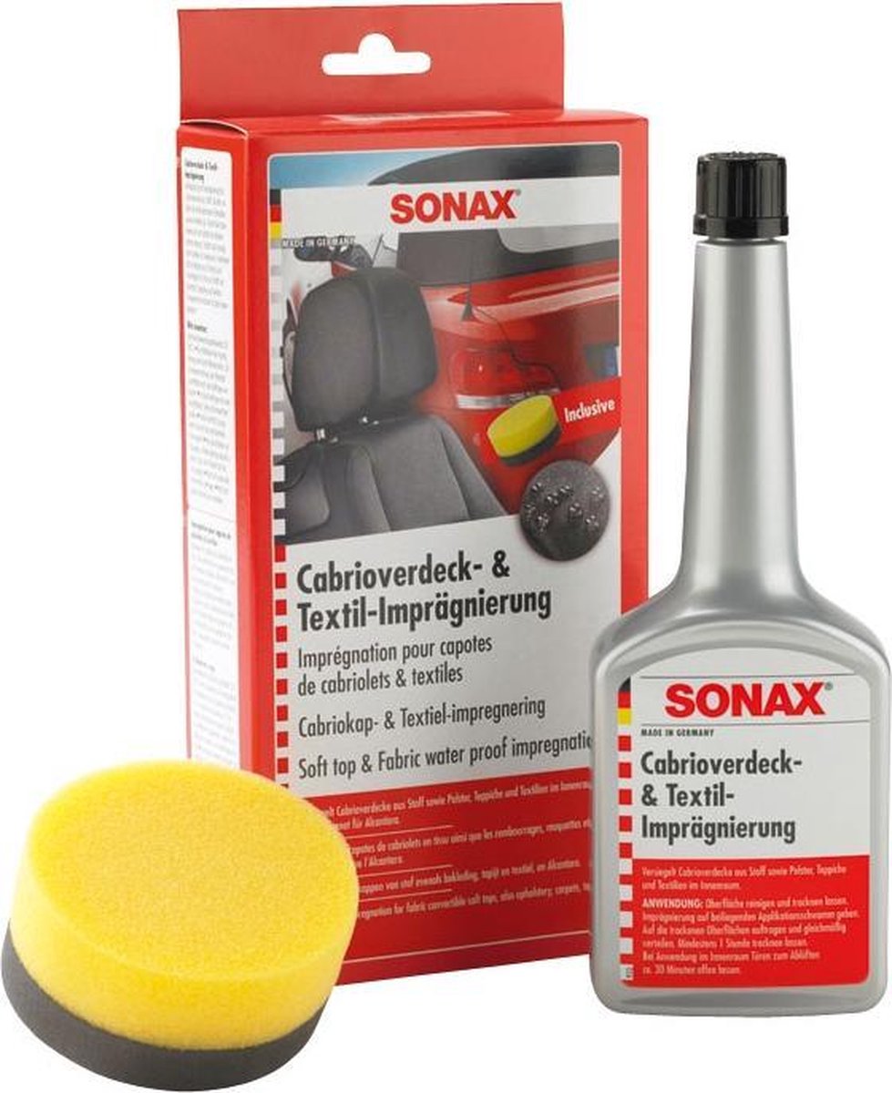 Sonax Cabriokap & Textiel Impregnatie Transparant 2-delig