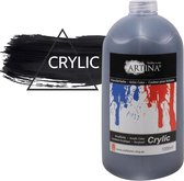 Artina peinture acrylique 1000 ml Hobby paint noir