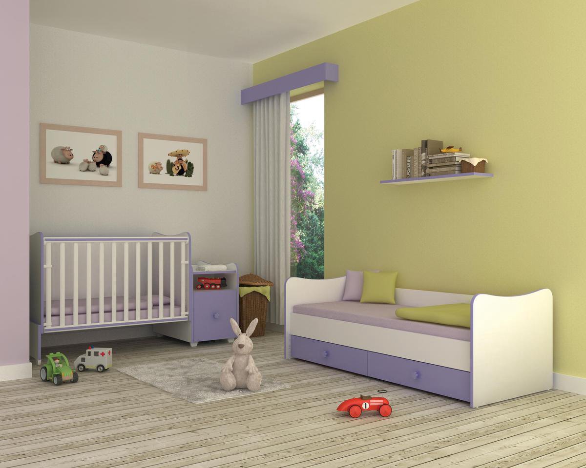 coloris:blanc Lorelli matelas de lit bébé Sweet Dream 110 x 62 x 10 cm housse lavable 