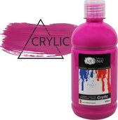 Artina Acrylverf 500 ml Hobbyverf primair rood