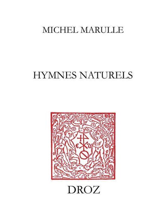Travaux d'Humanisme et Renaissance - Hymnes naturels - cover