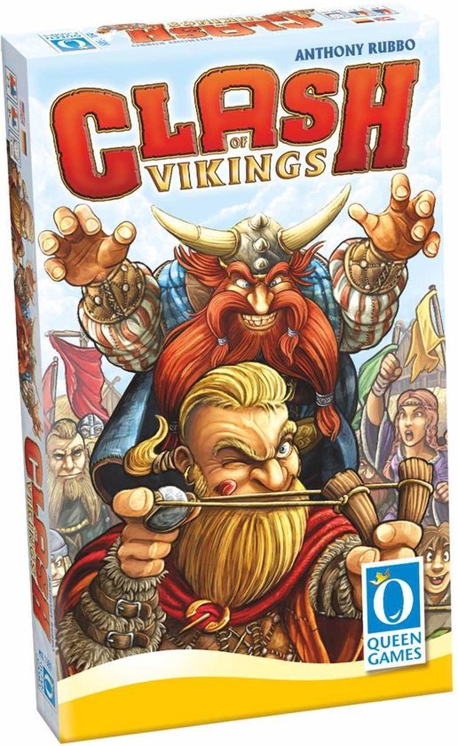 Boek: Clash of Vikings, geschreven door Queen Games