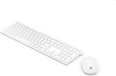 HP WHT PAV WLCombo AZERTY Keyboard 800