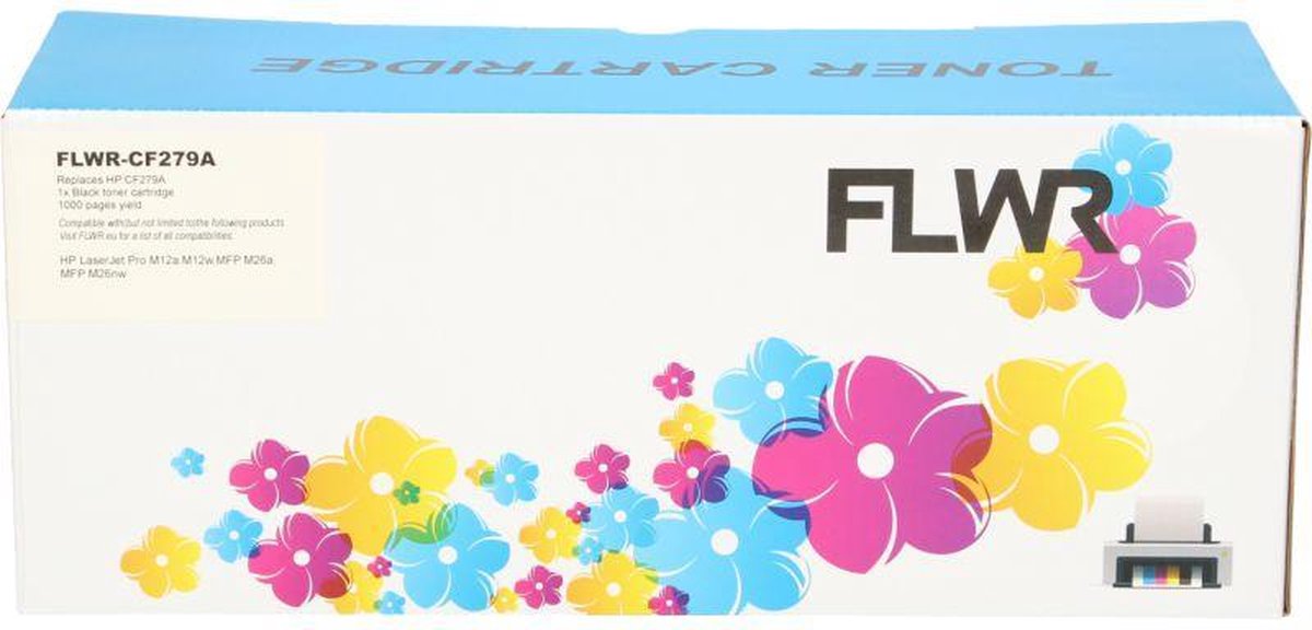FLWR - Toner / 79A / Zwart - Geschikt voor HP