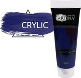 Artina Acrylverf phtaloblauw - 120 ml plakkaatverf - acryl verf tubes