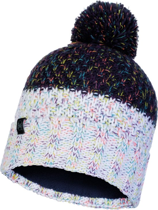 Poolse Muts Buff - Gebreide Polar Muts Janna met pompom voor volwassenen ...