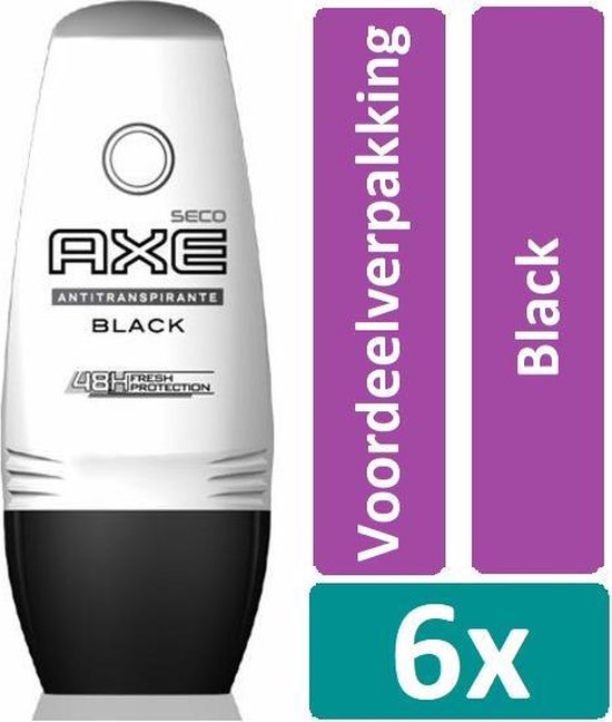 Groen Proberen Accor Axe - Deodorant Roller Black - 6 stuks - Voordeelverpakking | bol.com
