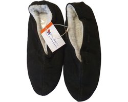 Spaanse slof - Velours leder - Maat 42 - Zwart